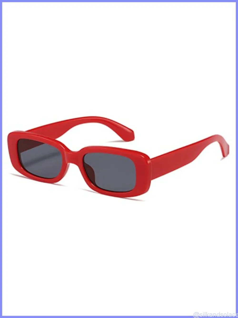 Retro Square Sunglasses UV400 Full Frame Shades for Outdoor